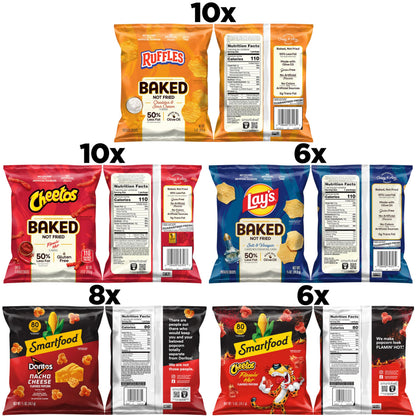 Frito-Lay Ultimate Smart Care Package 2.0, Variety Assortment of Snacks (Pack of 40)