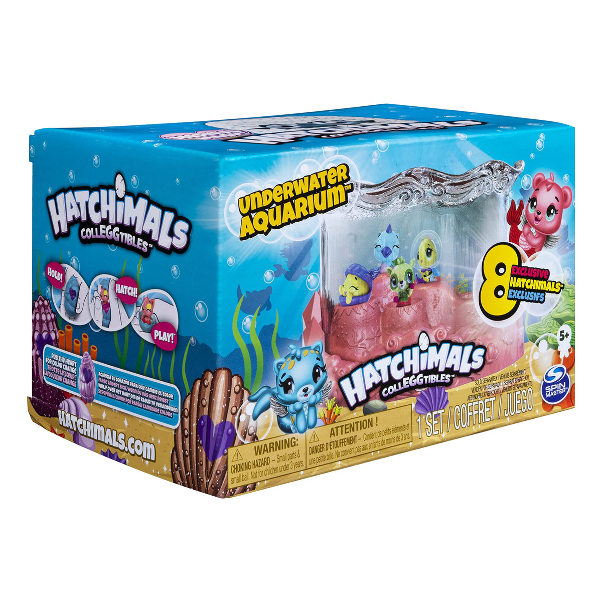Hatchimals CollEGGtibles, Mermal Magic Underwater Aquarium with 8 Exclusive Characters (Amazon Exclusive Set), Girl Toys, Girls Gifts for Ages 5 and up