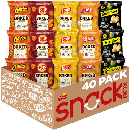 Frito-Lay Ultimate Smart Care Package 2.0, Variety Assortment of Snacks (Pack of 40)